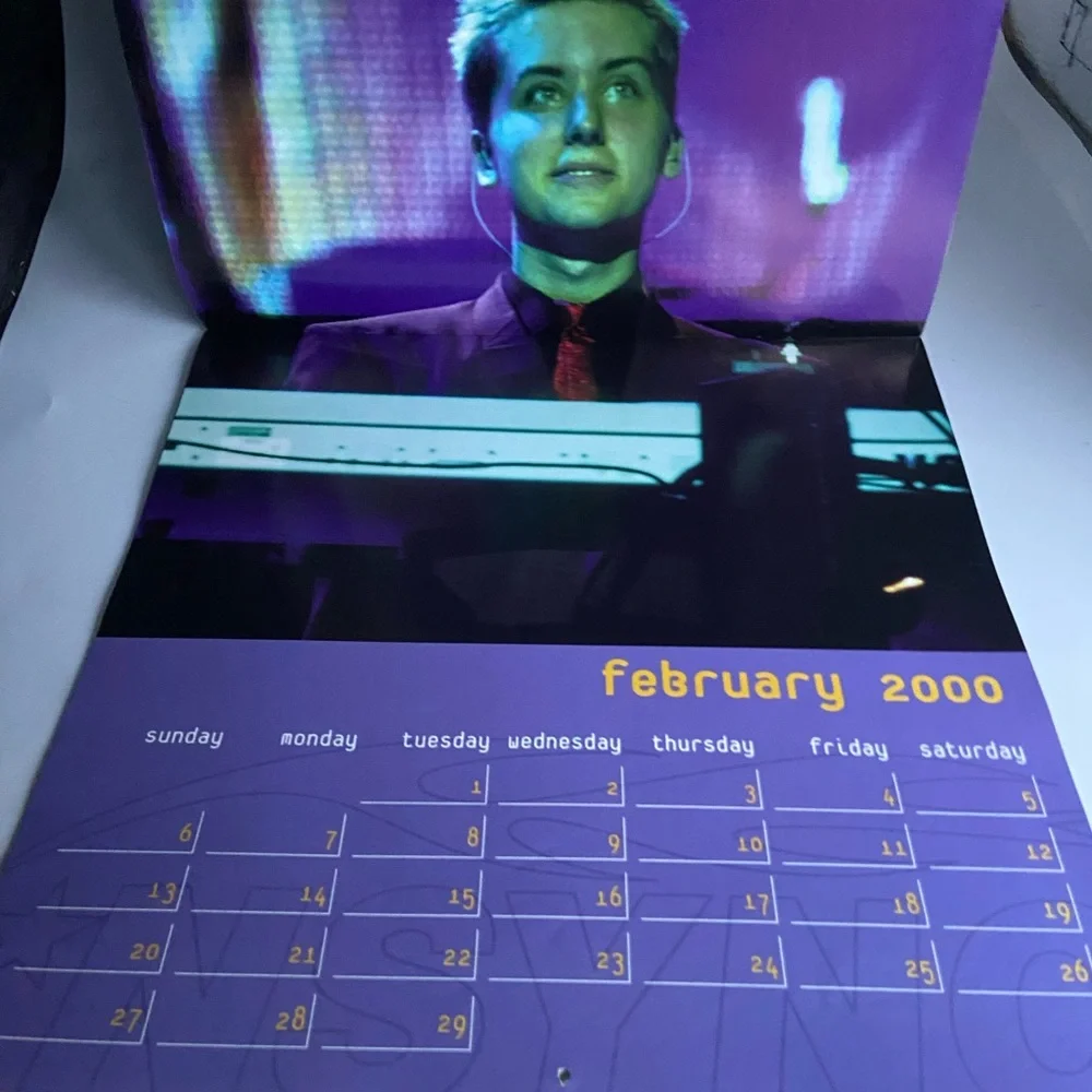 NSYNC Year 2000 16 month Wall Calendar